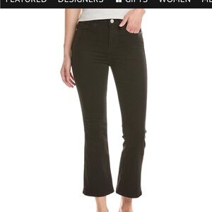 Frame Le Crop Mini Boot in Noir